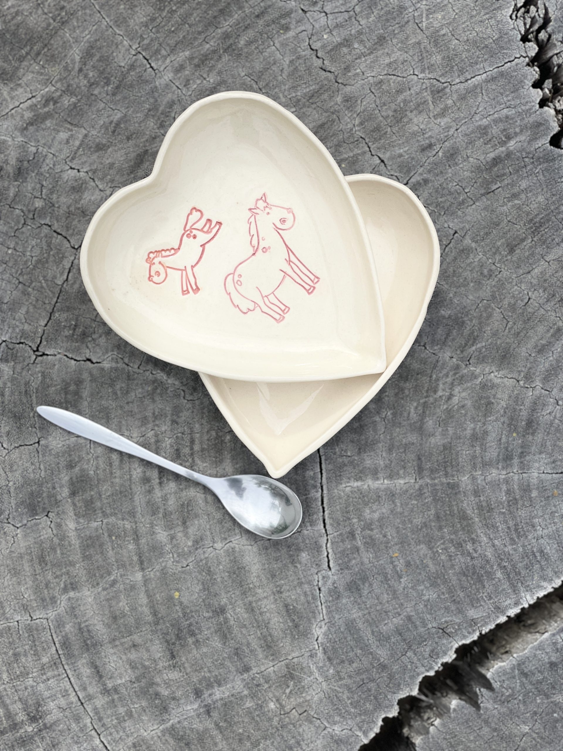 Coupelle coeur poney – Image 3
